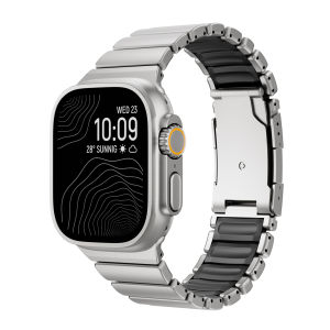 SHI SHI | Dây Đeo Đồng Hồ Apple Nam Cao Cấp Titanium & Silicone Hít Từ