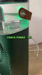 BESAR KIPAS AC MINI COOLING FAN AIR COOLER PORTABLE PENDINGIN RUANGAN LED