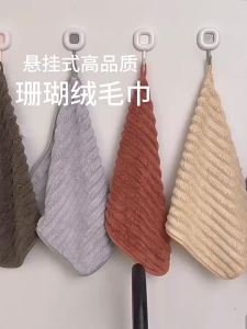5-Pack Hand Towels Absorbent Quick-Dry Microfiber Coral Fleece Soft 11.8x11.8 Inch for Bathroom Kitchen Spa Gym Face 5 Colors