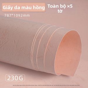 YUANHAO | Giấy Cardstock A4 Màu Hồng Mauve Đậm