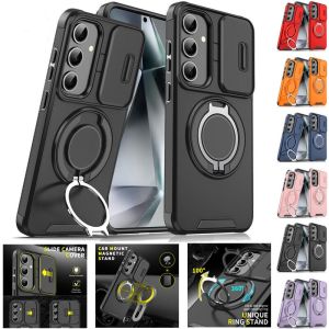 For Apple iPhone 16 15 14 13 12 11 Plus Pro Max Case 360° Rotating Shockproof Holder Cover