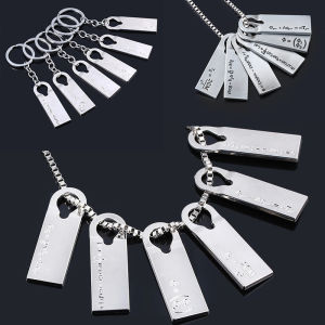 Death Stranding Sam Necklaces Norman Reedus Fomulas Pendant Necklace Long Chain for Women Men Cosplay Choker Jewelry