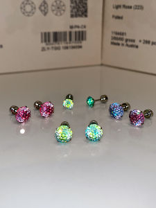 CAFFTI | Color Changing Titanium Hypoallergenic Shiny Earrings for Women