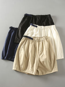 Quần Short Nam Dáng Rộng Cotton Nguyên Chất CityBoy Mountain Series Dáng Ống Đứng Dáng Rộng Quần Thường Ngày Mùa Hè