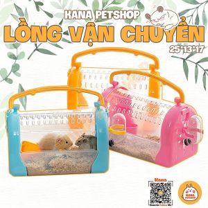 Lồng Vận Chuyển Hamster Lồng Xách Tay Vận Chuyển Hamster  Nhím  Sóc  Sóc Bay