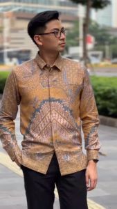 Kanaka - Mandalas Kemeja Batik Pria Premium Lengan Panjang