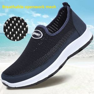 Breathable Lightweight Summer Loafers for Middle-aged and Elderly Men
