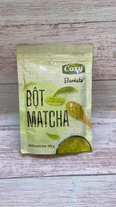 COZY [Túi 200g] BỘT MATCHA BARISTA (sản xuất theo công nghệ Nhật Bản)