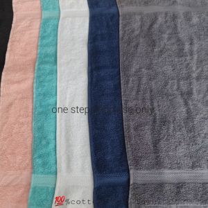 One Click Premium Grade 100% Cotton Face & Hand Towels - 35x75cm/30x50cm High Absorbency Multiple Colors