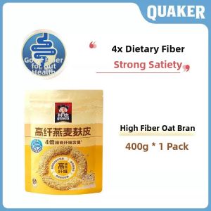 Quaker | High-fiber Oat Bran Quick-cooking Oatmeal Nutritious Breakfast Substitute