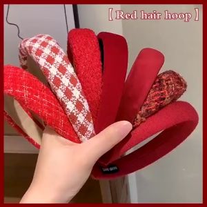 Set 3 Băng Đô Cài Tóc Đỏ Đô Nhung Dạ Nhiều Kiểu Chơi Tết Xinh Xỉu Băng đô Dạ đỏ Sang Chảnh ( Giao Ngẫu Nhiên Theo Sét )