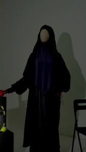 Nusseyba Activewear - Syafira Outer - Long Outer Wanita - Outer Muslimah Nyaman Mewah 2in1 - Long Cardigan - Baju Kancing Panjang - Outer Haji & Umroh / Umrah