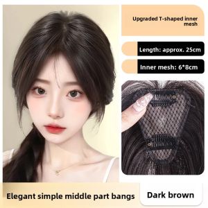 JUZITING | Natural Hair Mix Top Hair Piece Hair Extension