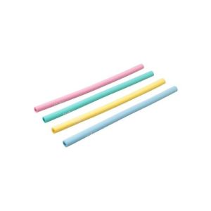 [whizstudio] Silicone Resealable Reusable Straws for Drinks by Lexngo - Penyedut Minuman Boleh Diguna Semula