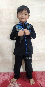 Koko anak setelan bordir mulai dari umur delapan tahun sampe dua belas tahun