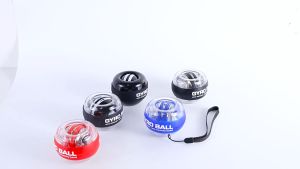 Gyro Ball Spinner 6 Warna Powerball Metal LED Auto Starter Hand Gym