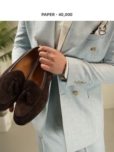 Cashmere Lined Fringed Loafers