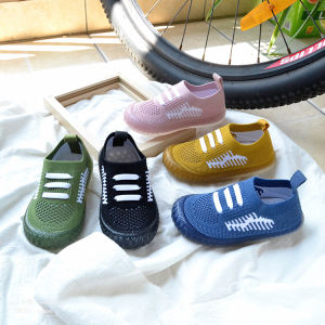 Spring Soft Bottom Childrens Sports Shoes Lightweight Indoor Slip-On for Baby Boys And Girls Toddler Learning to Walk Shoes