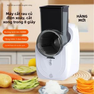 Máy Cắt Rau Củ Bằng Điện Máy Thái Lát Máy Hủy Tài Liệu Đa Chức Năng Dụng Cụ Nhà Bếp Dùng Trong Gia Đình Máy Chế Biến Thực Phẩm Tự Động