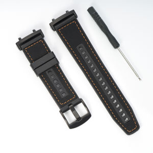 Leather Silicone Strap for Amazfit T-rex 3/2 Replacement Bracelet for Amazfit T-Rex/T Rex Pro sport band smartwatch accessories