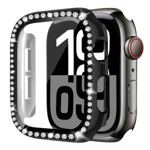 Cover For Watch Case 46mm 42mm Accessories Screen Protector Tempered Glass PC Diamond Bumper iWatch Series 10 Protective