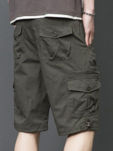 Kawadu | Summer New Fashionable Cotton Loose Work Pants 5-Pocket Casual Shorts