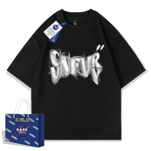 Versatile Heavyweight 100% Cotton Youth T-shirt for Boys and Girls with American Pattern