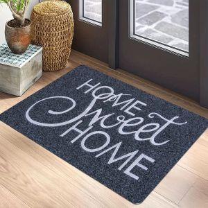 VIKAMA Warmth Tiếng Anh Khẩu Hiệu Chào Mừng Thảm Chùi Chân Chống Trơn Trượt Chống Mài Mòn Phong Cách Hiện Đại Trong Nhà Ngoài Trời Thảm Lối Vào Trang Trí Nhà Cửa