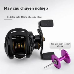 DEUKIO | Máy Câu Cá Biển DEUKIO Saltwater Baitcasting Reel 7+1BB 7.1:1 Lực Kéo 8kg Cuộn Dây Sâu Dành Cho Biển Sông Hồ - Cuộn Dây Câu Cá.