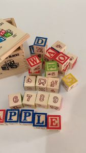 [iRojak] 27/48pcs Montessori Early Education ABC Printing Blocks with Storage Box Toys 早教玩具 Mainan Abjad - BT268