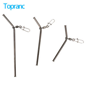 15Pcs Small Style Brass Tube 7/9/12cm Fishing Balance Connector Double Ends Fishing Tackle Anti Tangle Sea Fishing Accessories