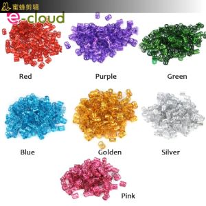 100Pcs/bag DIY Hair Accessories Hair Ring Hair Braid Cuff Clip Dirty Braids Beads Hairpin