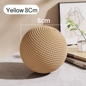 Home Large Cat Toys Interactive Scratch Chew Ball Oversized Sisal Toys Bite Resistant FunToy Ball SelfHelp Sounding Pet Toys