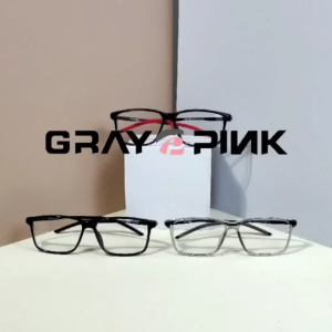 GENTLE FAWN Kacamata Antiradiasi Blueray Kotak TR90 Bisa Minus Korean Style Fashion Wanita dan Pria Terbaru 8102