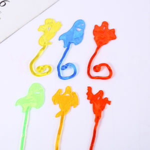 SHUNAICHI Nostalgic Telescopic Sticky Ghost Creative Trick Halloween Climbing Wall Vent Elastic Sticky Small Toy Wholesale