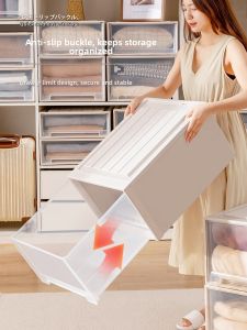 XUNHUAI | Household Drawer-type Transparent Clothing Storage Box