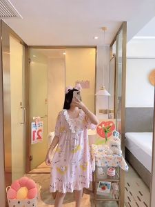 Đầm váy lanh lụa (tole) mặc nhà có tayváy lanh bầu bí mặc vô tư luôn ạhàng Quảng Châu nhẹ mát.