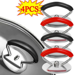 4 cái núm nắp đậy nồi chảo bếp nắp giữ Hàng đầu phổ biến vung nồi thay thế dụng cụ nắm tay cầm tay nắm