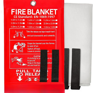Emergency Fire Blanket Flame Retardant Flame Suppression Fiberglass House Camping for Home Kitchen Car Office Warehouse Survival