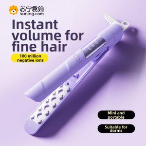 Corn Pattern Hair Curling Iron Board Mens Short Hair Styling Tool Constant Temperature Portable Mini Size for Travel And Home Use