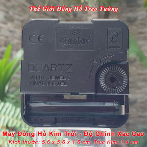 Máy Đồng Hồ KIM TRÔI Cao Cấp EASTAR – Bộ Kim DẠ QUANG - Bảo Hành 1 Năm – Tặng Pin Maxell