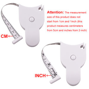 Automatic Telescopic Tape Measure Body Measuring Tape Sewing Ruler Tools Centimeter Tapes For Body Meter Measure White Tools