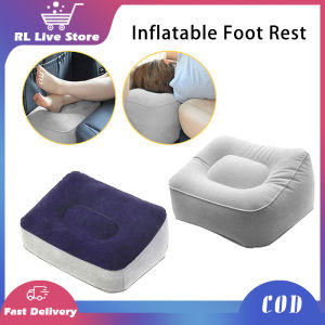 Inflatable Footrest Pad PVC Travel Inflatabl Foot Rest Pillow Portable Relaxing Feet Pillow Office Leg Support Cushion