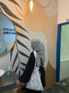 Tas Korea Canvas Bag Totebag Serut by dmfashion