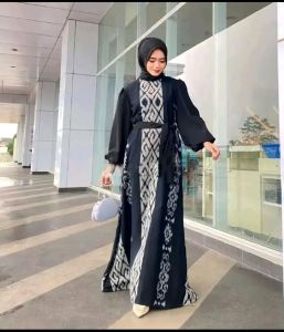 Gamis Couple Tenun Pasangan Kondangan Prewedding ANSTORE14