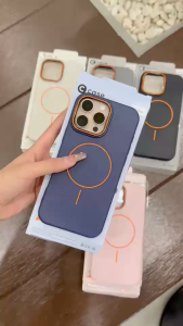 เคส Magsafe ลายหนัง iPhone 11 12 13 14 15 16 17 Pro Promax