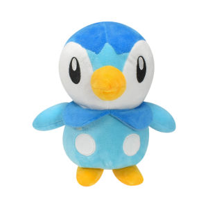 Bandai | Piplup Plush Toy Stuffed Animal Collectible Soft Plushies Piplup Cute Cartoon Character Toy Great All Star Collection Gifts 20CM