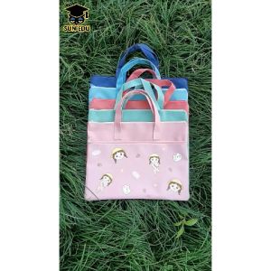 Tas Folder Dokumen Anak Tas Sekolah Belajar Kursus Siswa Anak ToteBag Jinjing