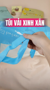 [HỎA TỐC 4H] Túi đựng quần áo chăn mền gối sắp xếp lưu trữ vải Oxford 45x35x15cm khóa kéo họa tiết dễ thương Urombaby