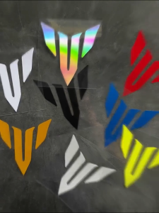 Miếng dán Laser phản quang nhiều màu sắc – Dán đầu xe máy mũ bảo hiểm Laptop… DIY chống nước